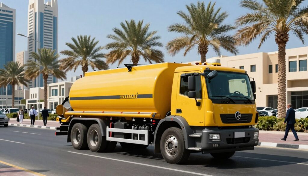 dubai sewage truck